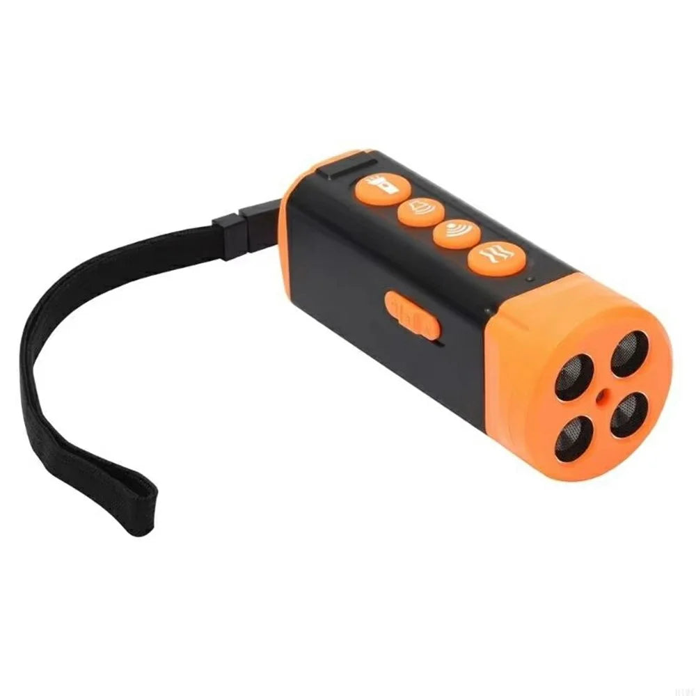 Ultrasonic Dog Repellent High Power Anti Barking Dog Training Device with Flashlight - 1