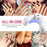 Crescent Shape Foldable Mini Nail Lamp LCD Display 22-LED UV Dryer for Toenails  /  Fingernails, 18 Blue + 4 Red LEDs - 5