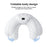 Crescent Shape Foldable Mini Nail Lamp LCD Display 22-LED UV Dryer for Toenails  /  Fingernails, 18 Blue + 4 Red LEDs - 6