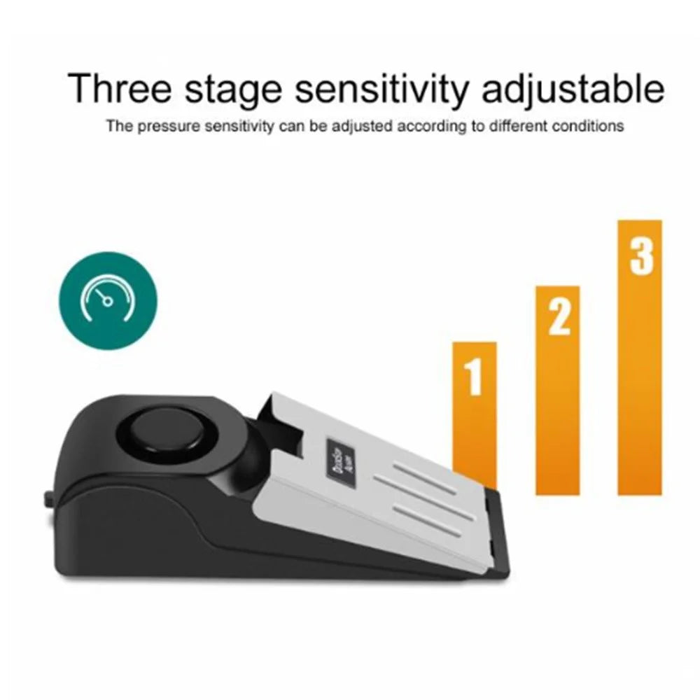 Hotel Travel Home Use Door Stop Alarm Anti Theft Protection Portable Security Device - 4