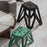 Portable Folding Stool Outdoor Camping Fishing Travel Picnic Thick PP Compact Chair, High Type - Green - 3