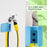 Outdoor Hose Holder Garden Wall Fence Mounted Water Pipe Fixing Plastic Bracket - 2