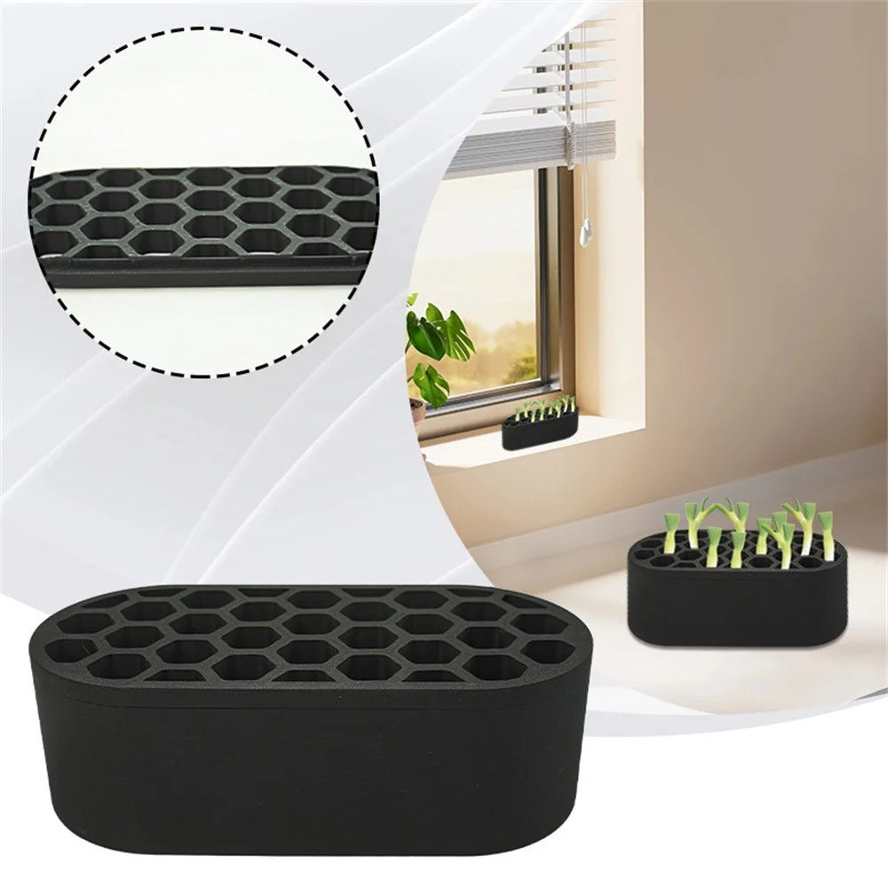 Scallion Regrowth Container Green Onion Balcony Planter Plastic Reusable Seeds Planting Tool - 2