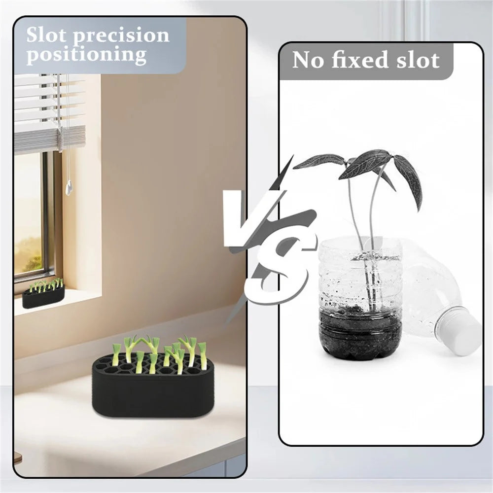 Scallion Regrowth Container Green Onion Balcony Planter Plastic Reusable Seeds Planting Tool - 5