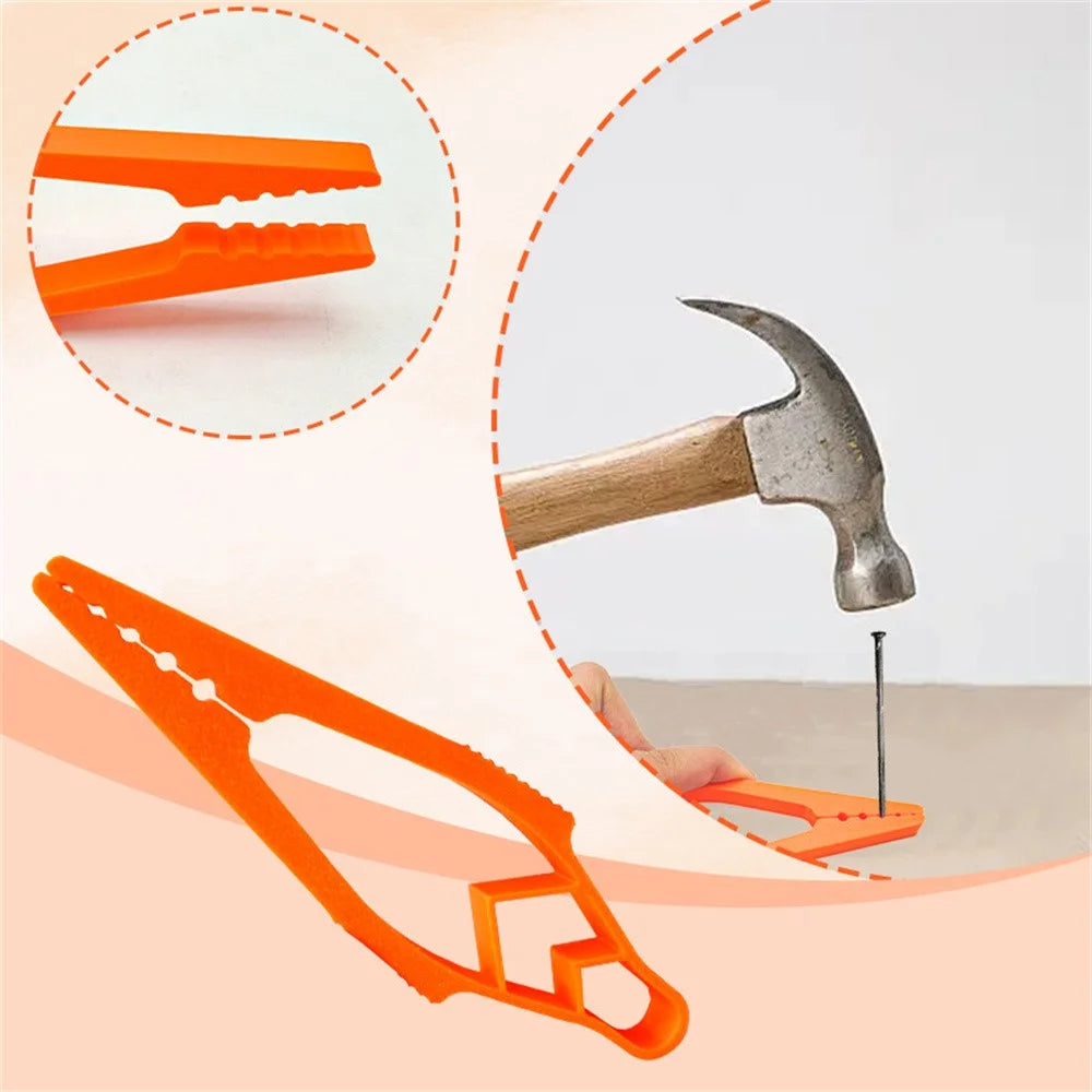Plastic Nail Holder Guide for Hammer Precision Positioning Nail Fixing Tool DIY Woodworking Aid - 3
