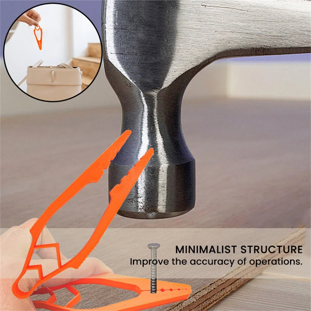 Plastic Nail Holder Guide for Hammer Precision Positioning Nail Fixing Tool DIY Woodworking Aid - 4