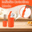 Creative Rotating Stress Relief Plastic Vase Pen Holder 3D Design Desktop Organizer, Size S - 3
