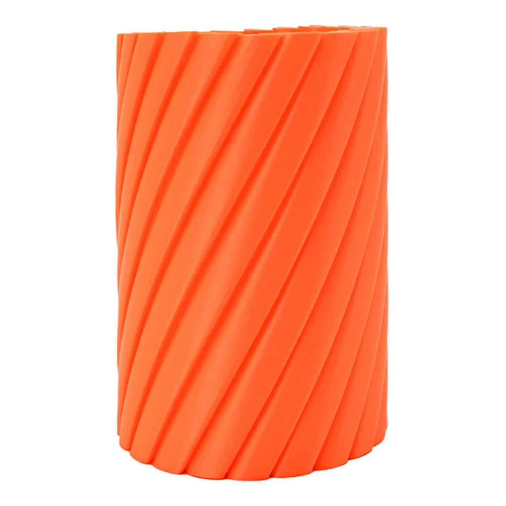 Creative Rotating Stress Relief Plastic Vase Pen Holder 3D Design Desktop Organizer, Size L - 1