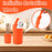 Creative Rotating Stress Relief Plastic Vase Pen Holder 3D Design Desktop Organizer, Size L - 3