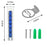 7 Inch Outdoor Rain Gauge Plastic Rainfall Measurement Tool for Garden Balcony Weather Monitoring - 6