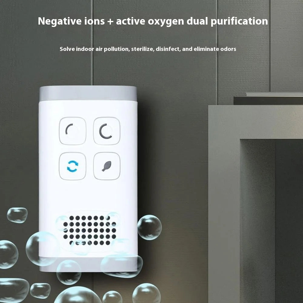 Household Negative Ion Air Purifier Ozone Sterilizer for Formaldehyde Smoke Odor Removal, EU Plug - 6