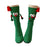 Christmas Socks Funny Cartoon Design Comfortable Breathable Holiday Mid-Calf Socks for Couples - Green - 1
