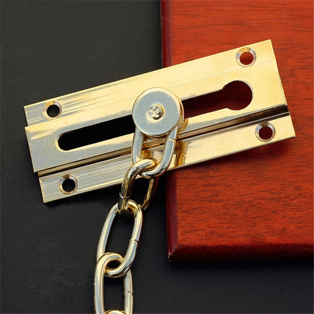 T1307 Chinese Style Latch Lock Anti-Theft Door Lock Bolt Chain Kids Safety Security Home Guard Lock - 2