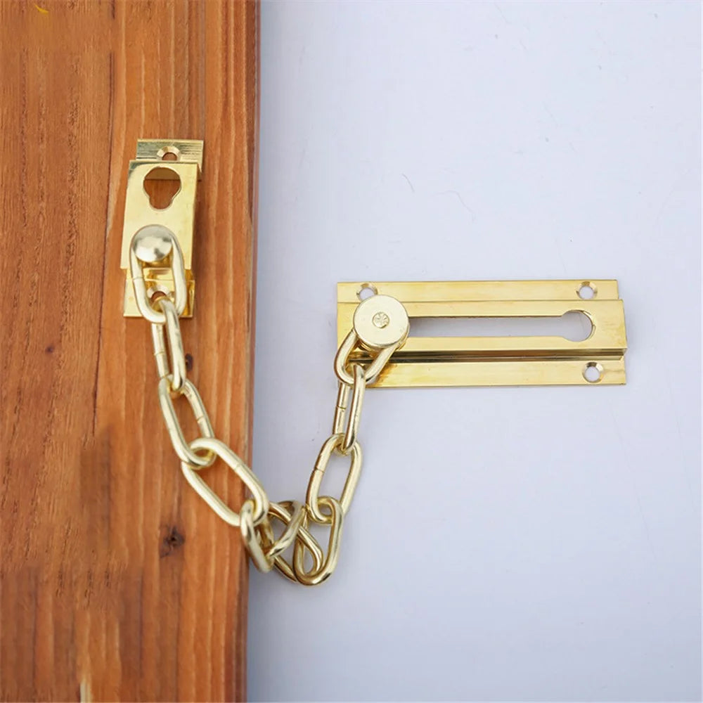 T1307 Chinese Style Latch Lock Anti-Theft Door Lock Bolt Chain Kids Safety Security Home Guard Lock - 3