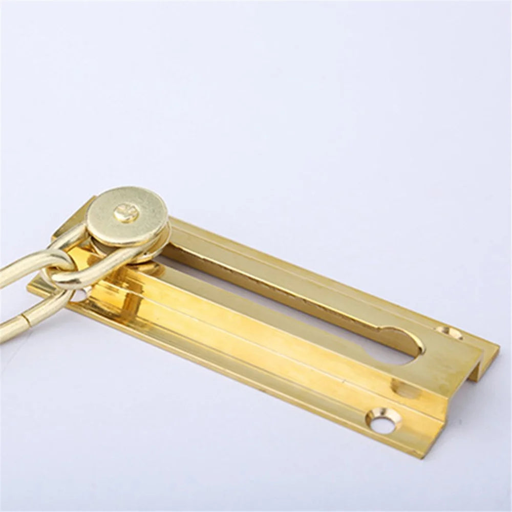 T1307 Chinese Style Latch Lock Anti-Theft Door Lock Bolt Chain Kids Safety Security Home Guard Lock - 6
