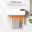 ES905 Wall Mounted UV Sterilizer Drying Toothbrush Holder with LED Display No Drilling Automatic Storage Box - White - 3