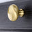 T2614 Nordic Round Ball Solid Brass Cabinet Knob Single Hole Cupboard Pull Handle - 3