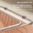Kitchen Sink Drainer Basket Stainless Steel 30.5-42.5cm Adjustable Dish Drying Rack Organizer - 5