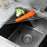 Foldable Stainless Steel Dish Drying Rack Sink Roll-Up Drainer Mat Multi-Function Kitchen Draining Basket - Grey - 2