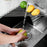 Foldable Stainless Steel Dish Drying Rack Sink Roll-Up Drainer Mat Multi-Function Kitchen Draining Basket - Grey - 5