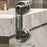Suction Cup Glass Door Handle No Drilling Bathroom Shower Door Pull Handle Strong Grip for Window Cabinet Refrigerator - Transparent Grey - 1