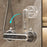 Suction Cup Glass Door Handle No Drilling Bathroom Shower Door Pull Handle Strong Grip for Window Cabinet Refrigerator - Transparent Grey - 3