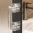 Suction Cup Glass Door Handle No Drilling Bathroom Shower Door Pull Handle Strong Grip for Window Cabinet Refrigerator - Transparent Grey - 4