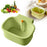 Sink Strainer Basket with Waste Filter Detachable Design Press Bottom for Kitchen Draining Filtering - Green - 1
