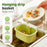 Sink Strainer Basket with Waste Filter Detachable Design Press Bottom for Kitchen Draining Filtering - Green - 2