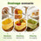 Sink Strainer Basket with Waste Filter Detachable Design Press Bottom for Kitchen Draining Filtering - Green - 3