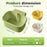 Sink Strainer Basket with Waste Filter Detachable Design Press Bottom for Kitchen Draining Filtering - Green - 6