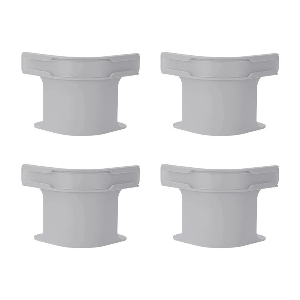 4Pcs Bed Sheet Fasteners Multi-Function Large Sheet Holder Clips Anti-Slip Secure Grip - Grey - 1