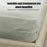 4Pcs Bed Sheet Fasteners Multi-Function Large Sheet Holder Clips Anti-Slip Secure Grip - Grey - 5