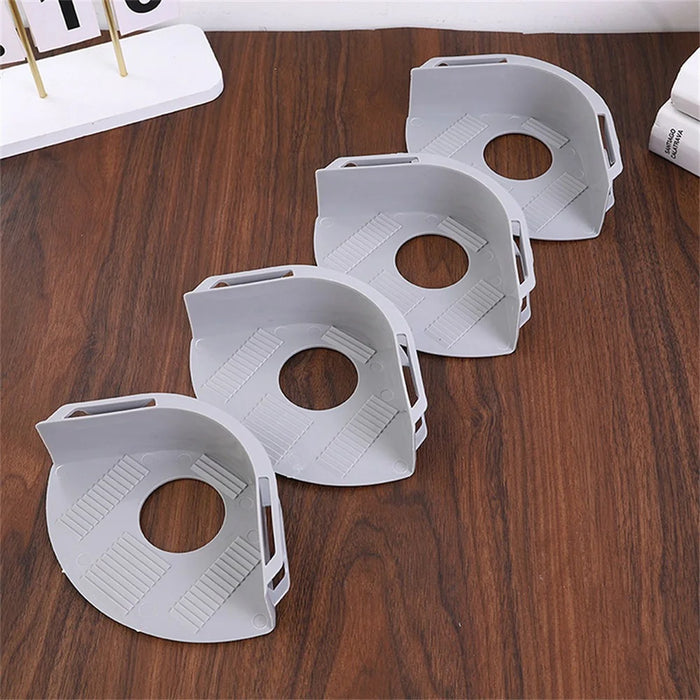 4Pcs Bed Sheet Fasteners Multi-Function Large Sheet Holder Clips Anti-Slip Secure Grip - Grey - 7