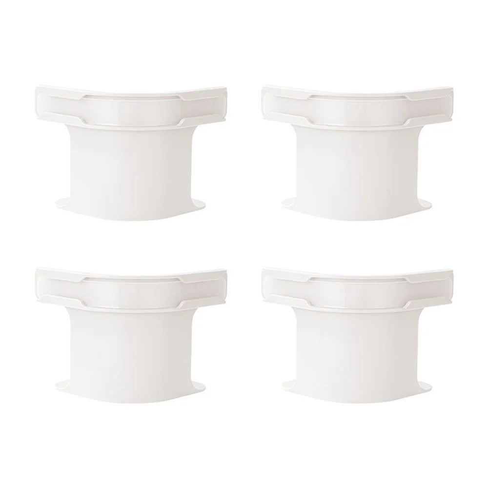4Pcs Bed Sheet Fasteners Multi-Function Small Sheet Straps Anti-Slip Clip Holders - White - 1