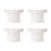 4Pcs Bed Sheet Fasteners Multi-Function Small Sheet Straps Anti-Slip Clip Holders - White - 1