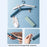 Foldable Travel Clothes Hanger Portable Drying Rack With Hidden Clips For Socks Underwear - Blue - 3
