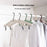 Foldable Travel Clothes Hanger Portable Drying Rack With Hidden Clips For Socks Underwear - Blue - 5