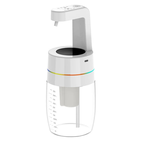 550ml Automatic Soap Dispenser Infrared Sensor Foam Dispenser with Lighting Effect for Home / Office - Foam Version - 1