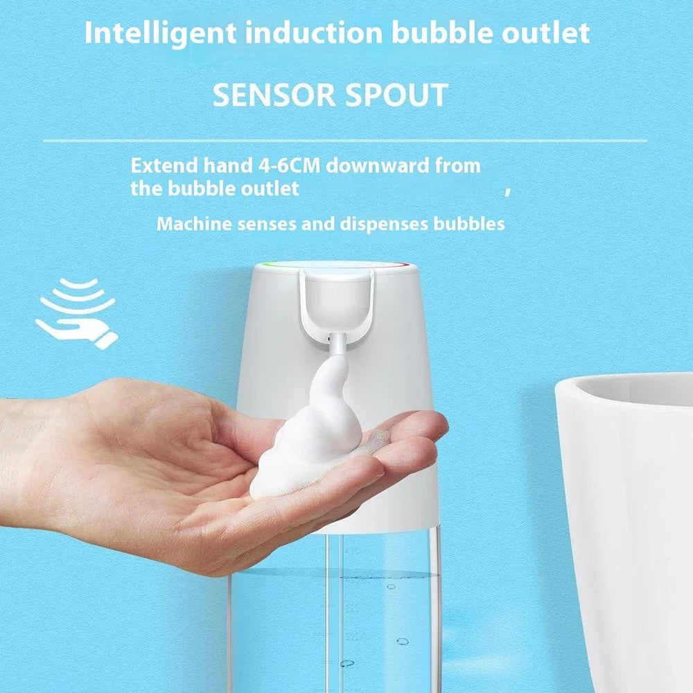 450ml Automatic Soap Dispenser Touchless Foaming Hand Wash Machine Infrared Sensor - Foam Version - 4