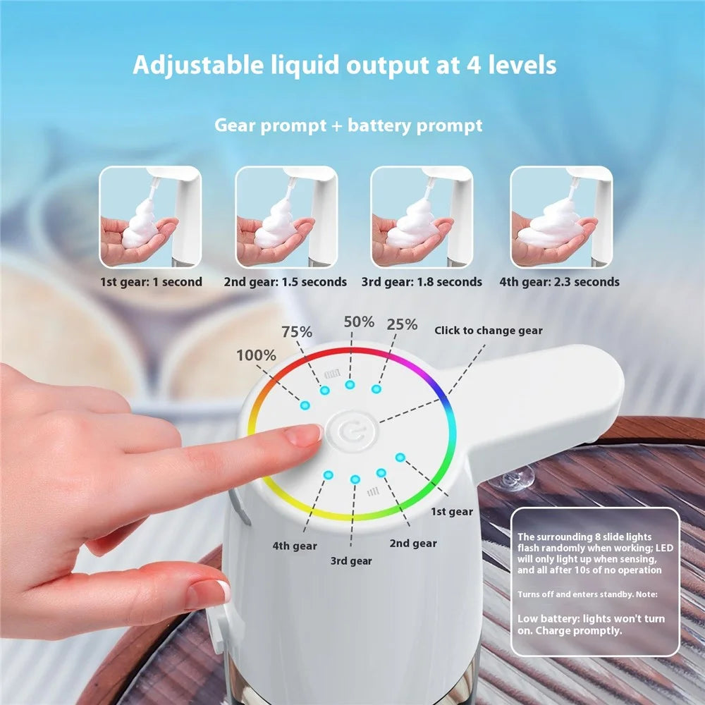 450ml Automatic Soap Dispenser Touchless Foaming Hand Wash Machine Infrared Sensor - Foam Version - 5