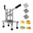 Commercial Vegetable Chopper with 3 Blades Stainless Steel French Fry Cutter for Kitchen Restaurant (BPA Free, No FDA) - 1
