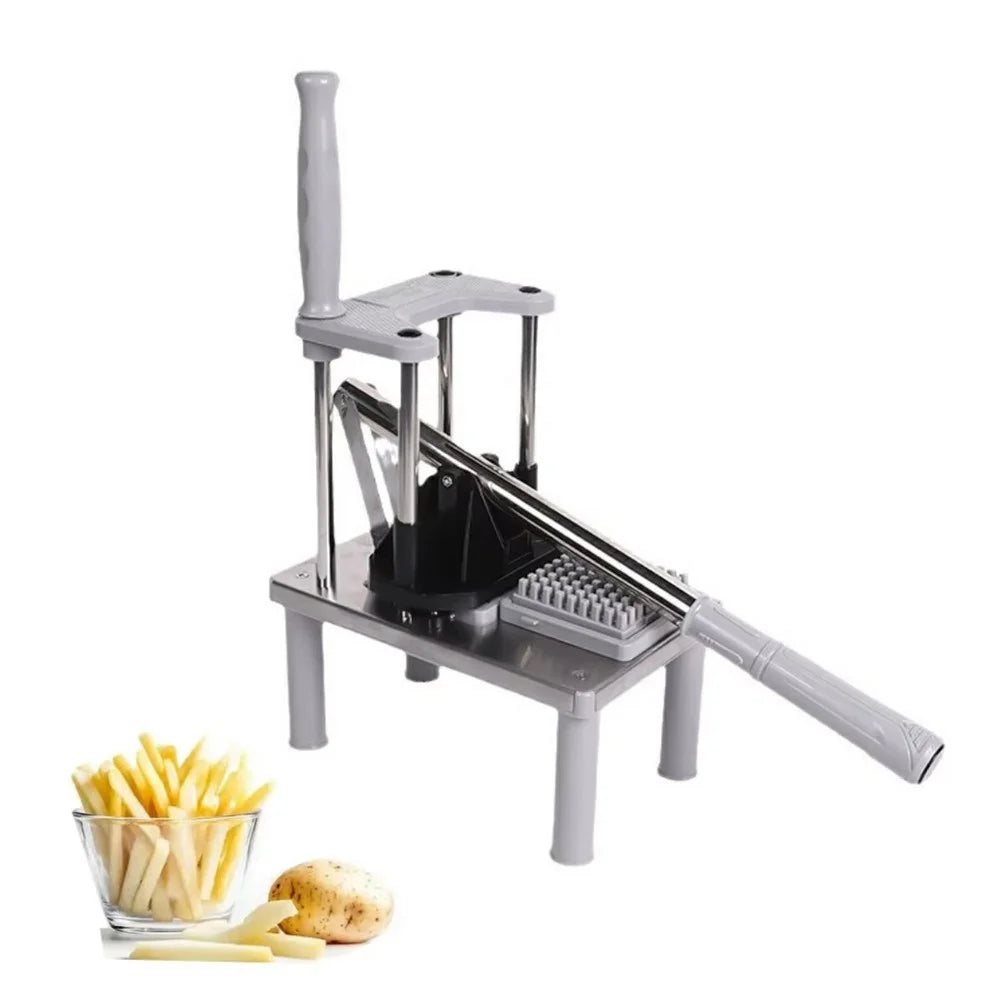 Heavy Duty French Fries Cutter with Press Handle Commercial Vegetable Fruit Slicer Dicer (BPA Free, No FDA) - 3
