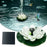 Solar Powered Floating Fountain For Outdoor Water Features Garden Pond Decorative Lotus Leaf Flower Design - White - 3