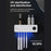 Toothbrush Sanitizer UV Sterilizer Wall Mounted Toothbrush Storage Holder Auto Sensor Digital Display for Home - 6