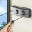 Retractable Clothesline 5.1M Dual Line Adjustable Tension Balcony Drying Rack Space Saving - Black - 2
