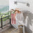 60cm Retractable Wall Mounted Clothes Drying Rack for Balcony Laundry Room Space Saving Folding Towel Hanger - 6