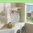 60cm Retractable Wall Mounted Clothes Drying Rack for Balcony Laundry Room Space Saving Folding Towel Hanger - 7