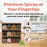 Bamboo Wood 12 Compartment Spice Rack Organizer For Kitchen Multi-Tier Storage Shelf With Jars - 5