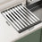 Foldable Expandable Over Sink Dish Drying Rack 304 Stainless Steel Kitchen Organizer 40 x 32.5cm - 1